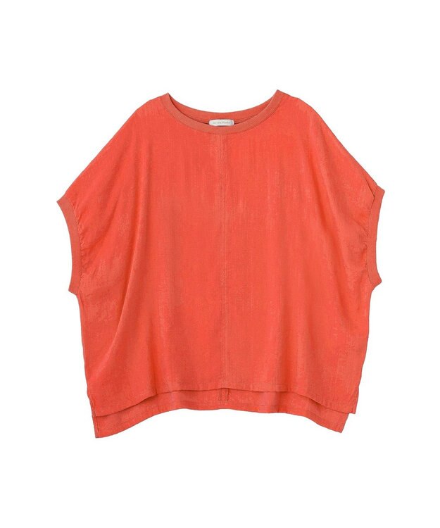 Green Parks リブドッキングブラウス Red
