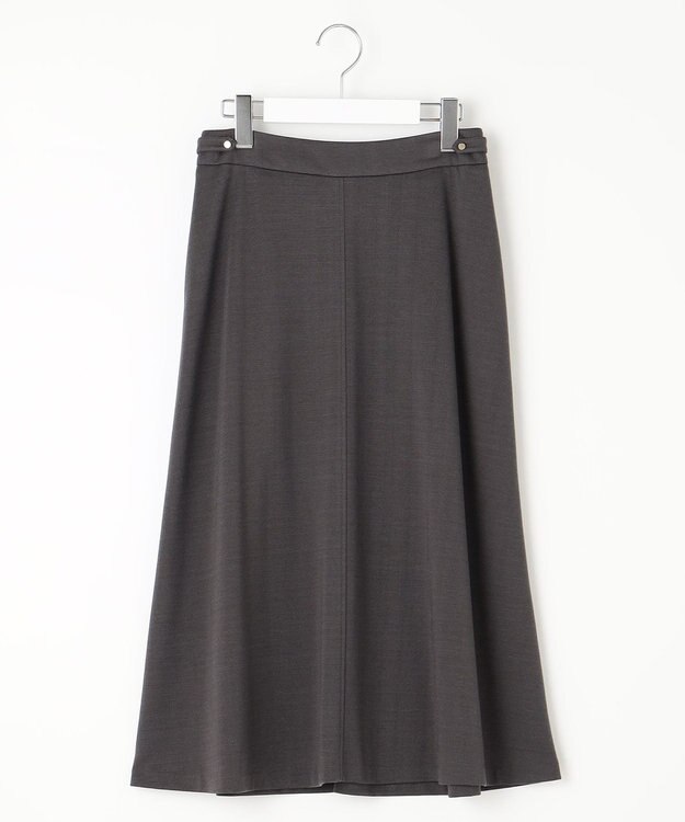 J.PRESS LADIES 【洗える】セルロースリバー スカート グレー系