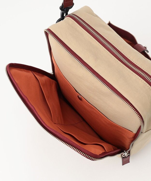 YUSHI Square - SHOULDER ショルダーバッグ【撥水/ナイロン/軽量】 ベージュ