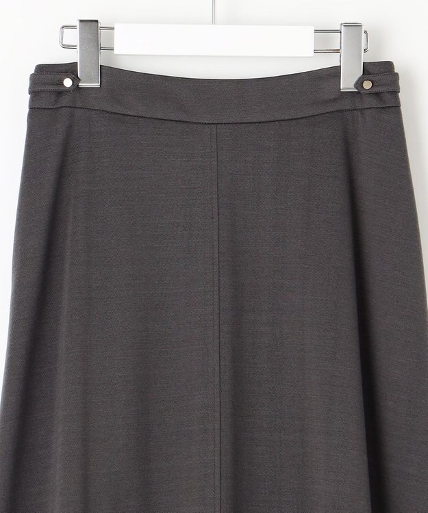 J.PRESS LADIES 【洗える】セルロースリバー スカート グレー系