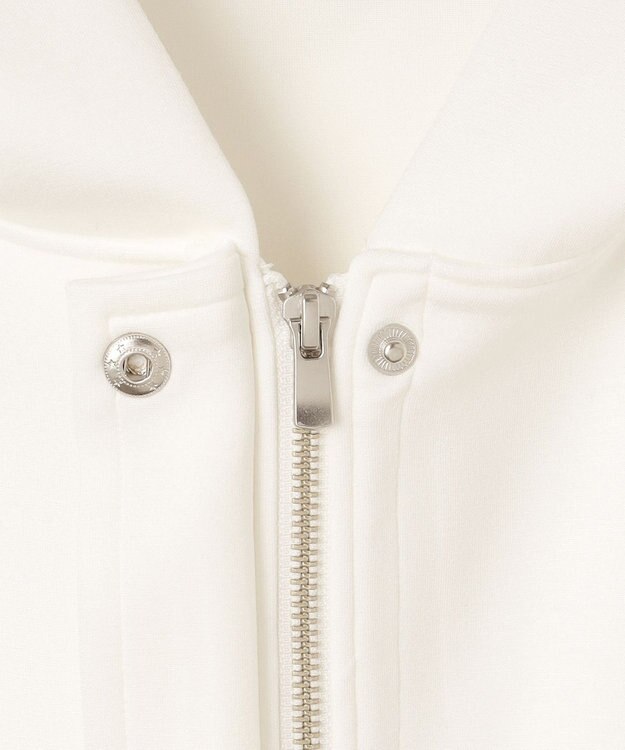 GRACE CONTINENTAL ニットコンビパーカー ホワイト