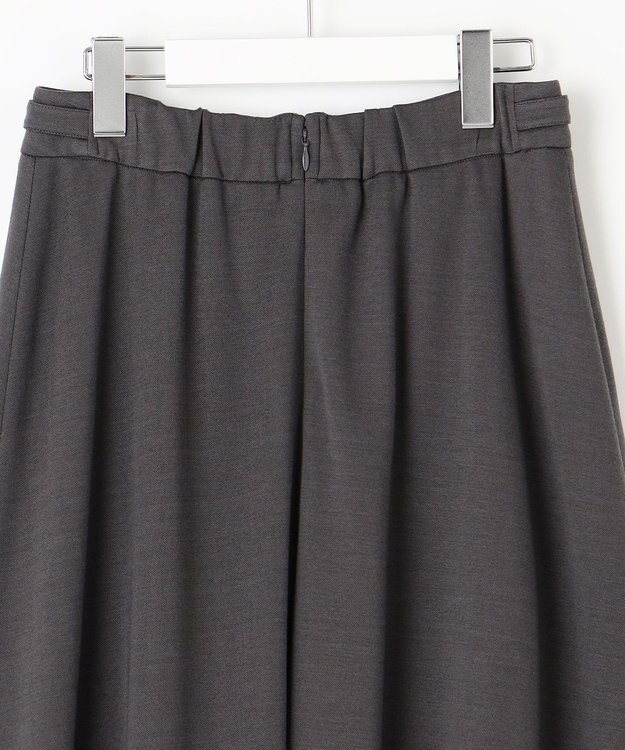 J.PRESS LADIES 【洗える】セルロースリバー スカート グレー系
