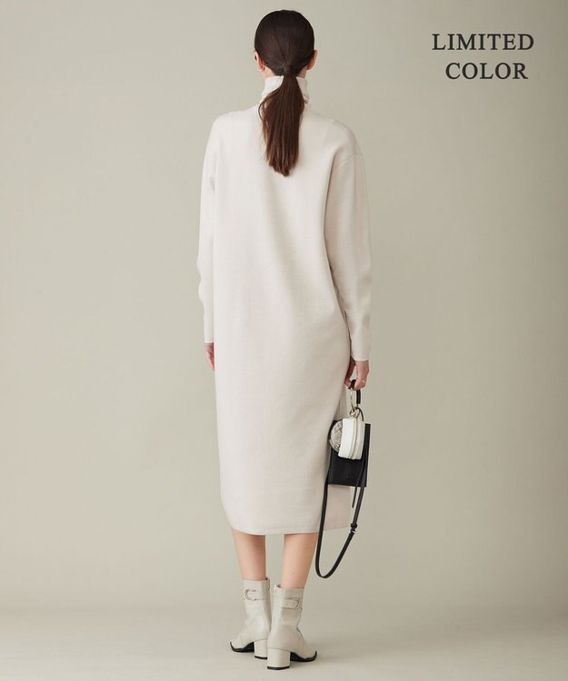 ICB 【WEB限定カラーあり】ウールブレンドスムース レイヤードデザインワンピース トープ系［WEB限定］