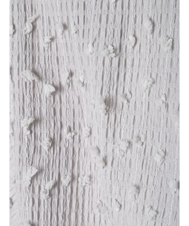 earth music&ecology ふくれジャガードボレロ Light Gray