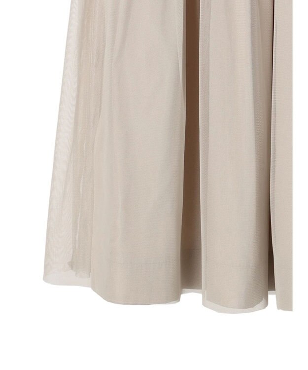 CRAFT STANDARD BOUTIQUE リバーシブルチュールスカート Gray Beige