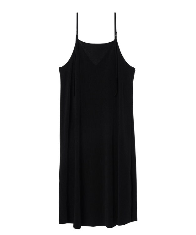 Green Parks 前後２ｗａｙ　プリーツキャミワンピース Black