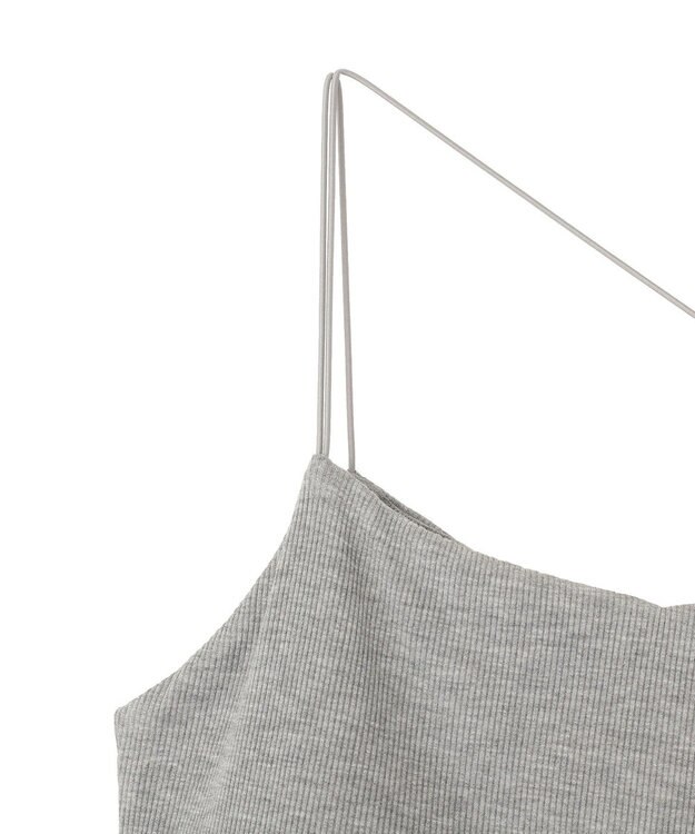 earth music&ecology カップ付ショート丈キャミソール Gray Mixture