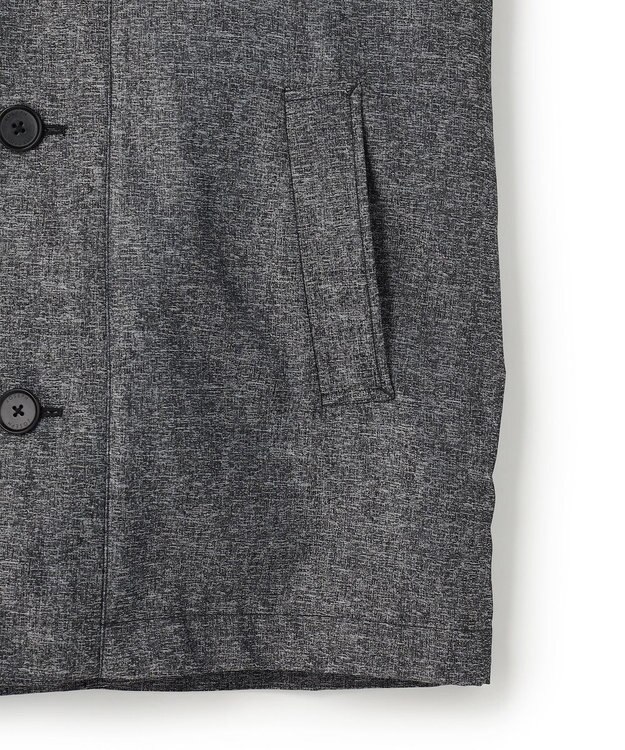 JOSEPH HOMME 新素材【4WAY】ライトラスターシャンブレー　ダウンコート グレー系