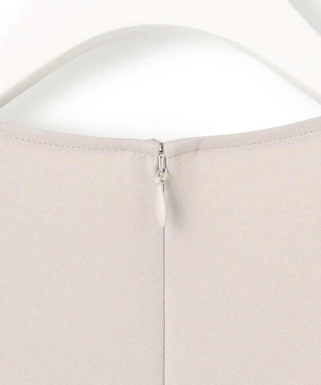 ICB L 【UVカット・防シワ・速乾・洗える】Fied タックデザインブラウス グレージュ系