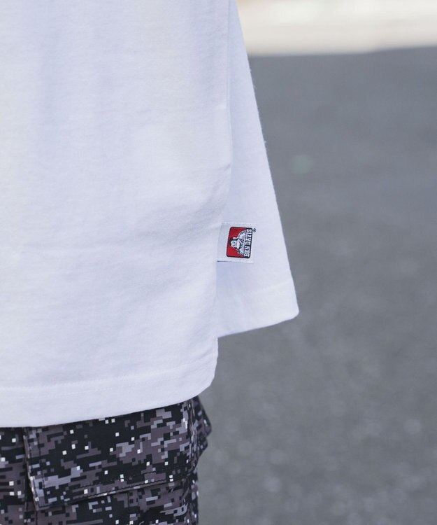 WEGO 別注ベンデイビスバックモチーフロゴLT ホワイト