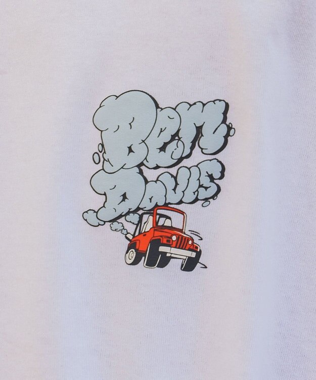 WEGO 別注ベンデイビスバックモチーフロゴLT ホワイト