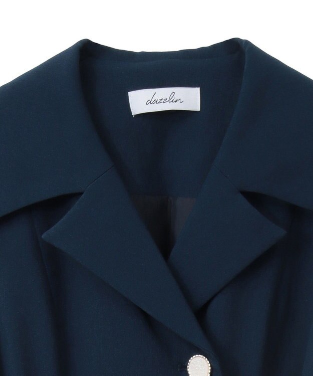 Green Parks ｄａｚｚｌｉｎ　トレンチ風ワンピース Navy