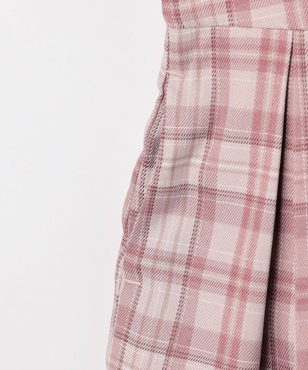 ANY KIDS 【2点セット】セーラージャケット+チェックワンピース ピンクベージュ