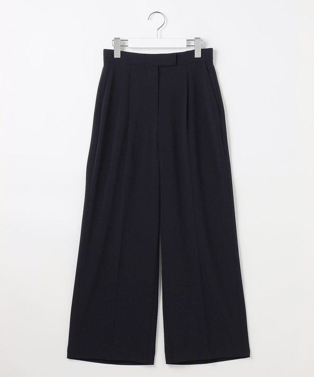 ANY SIS S 【セットアップ対応】セレモニーダブルクロス ワイドパンツ ネイビー