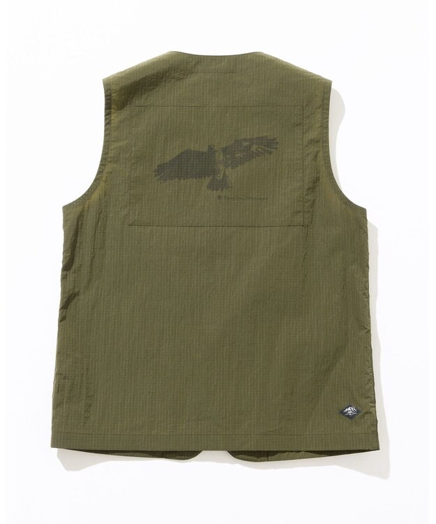 JOSEPH ABBOUD MOUNTAIN 【ECO撥水・軽量/男女兼用】Teeamu Jarviコラボベスト カーキ系