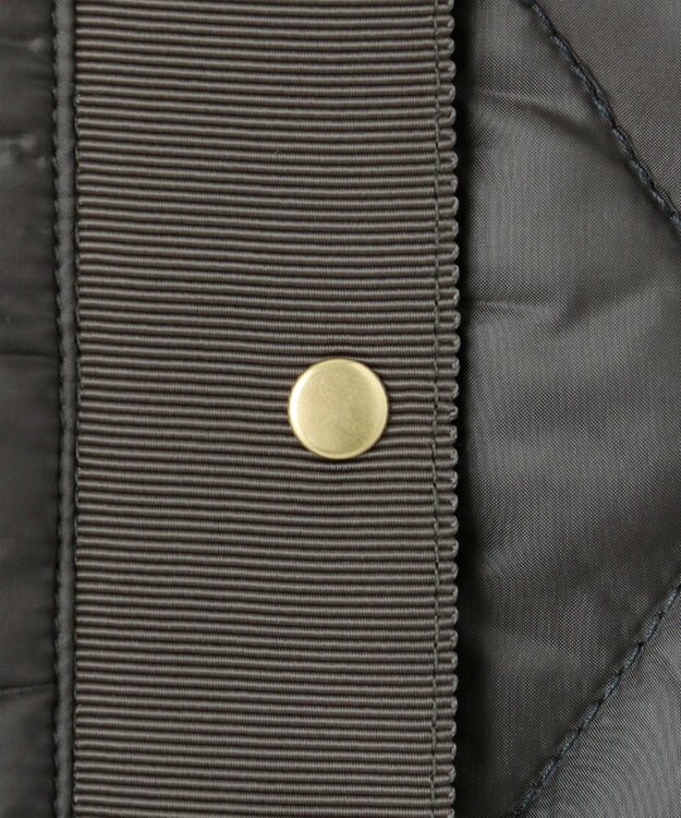 J.PRESS LADIES 高密度タフタ キルティング ロング コート グレー系