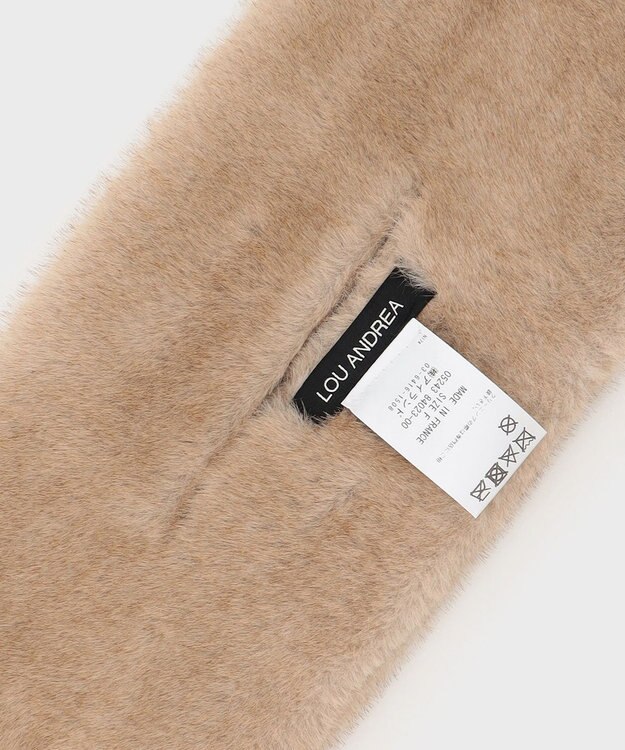 GRACE CONTINENTAL LA フェイクファーストール ベージュ