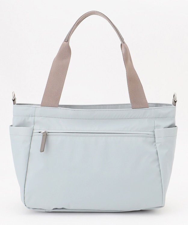 Y'SACCS ダブルタブ　トラベル2WAYトートバッグ ライトグレー