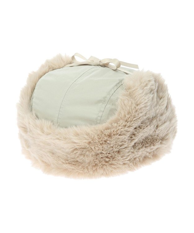 Green Parks ・リボンフライトキャップ Light Green