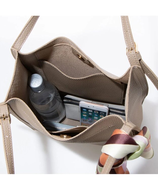 UNBILLION cachecache チェンジスカーフA4縦型トートバッグ オーク