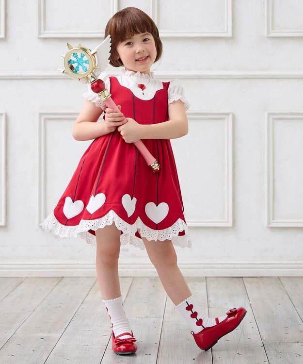 ANY KIDS 【カードキャプターさくら×any FAM】コラボデザインソックス コスチューム風