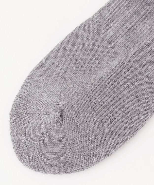 23区GOLF 【MEN】ロゴライン 18センチ丈ソックス ライトグレー系