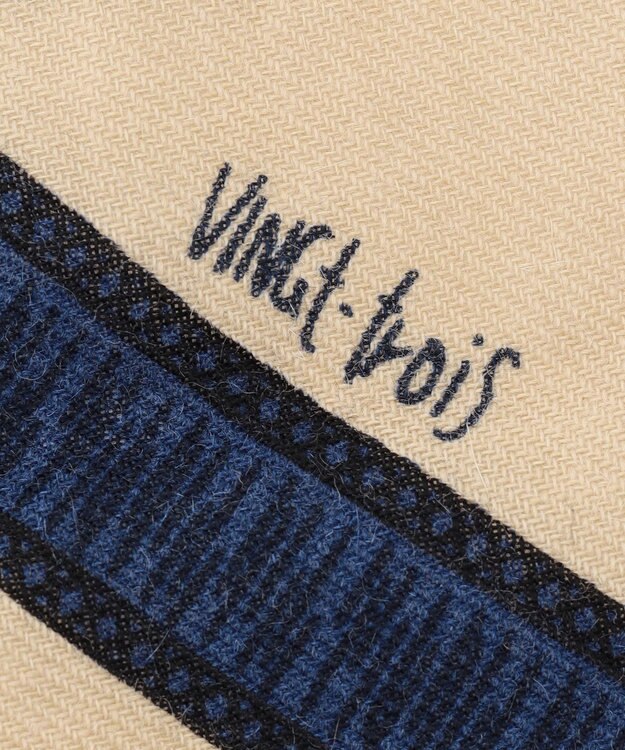 23区 【Oggi10月号掲載】アンゴラウール ストール ベージュ系