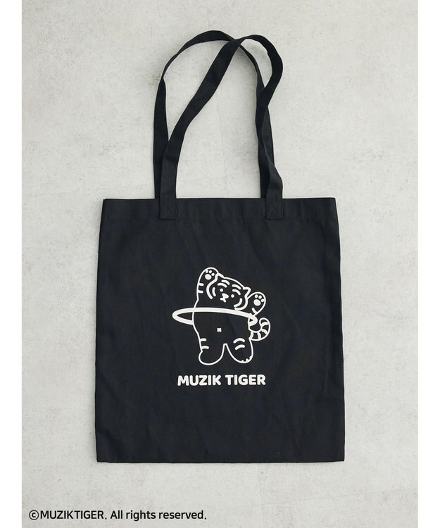 Green Parks ムジークタイガー／カラフルトートＢＡＧ Black