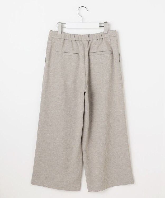 J.PRESS LADIES Shineシャンブレーツイル クロップド パンツ グレー系