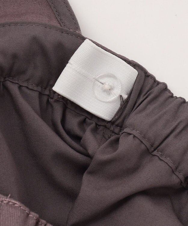 ANY KIDS チュール付き ジャンパースカート チャコール