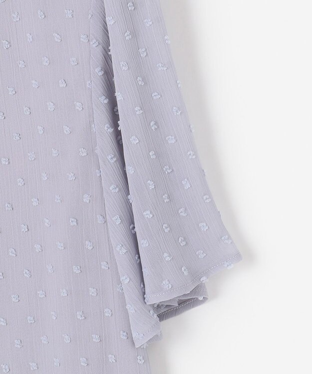 ANY SIS L 【美人百花6月号掲載】カットドビー ブラウス ラベンダー