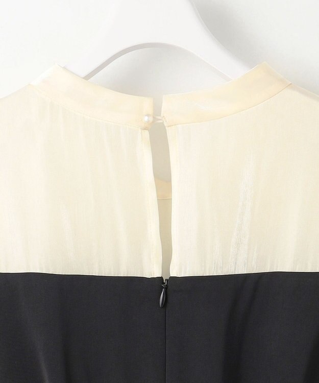 ANY SIS 【洗える】デザインタック コンビネゾン ブラック