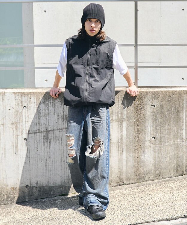 WEGO スーパーバギーデストロイデニム デニム中濃加工色