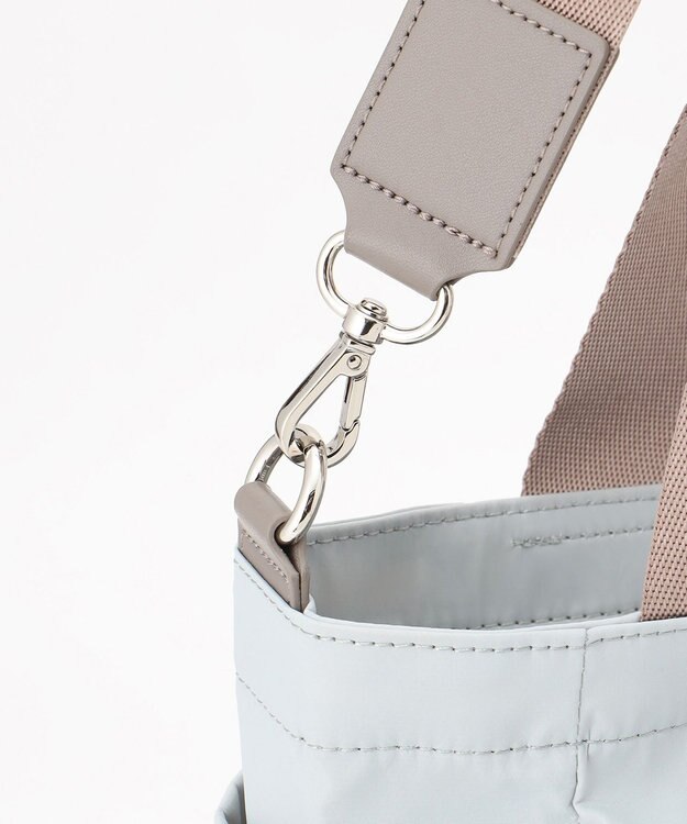 Y'SACCS ダブルタブ　トラベル2WAYトートバッグ ライトグレー