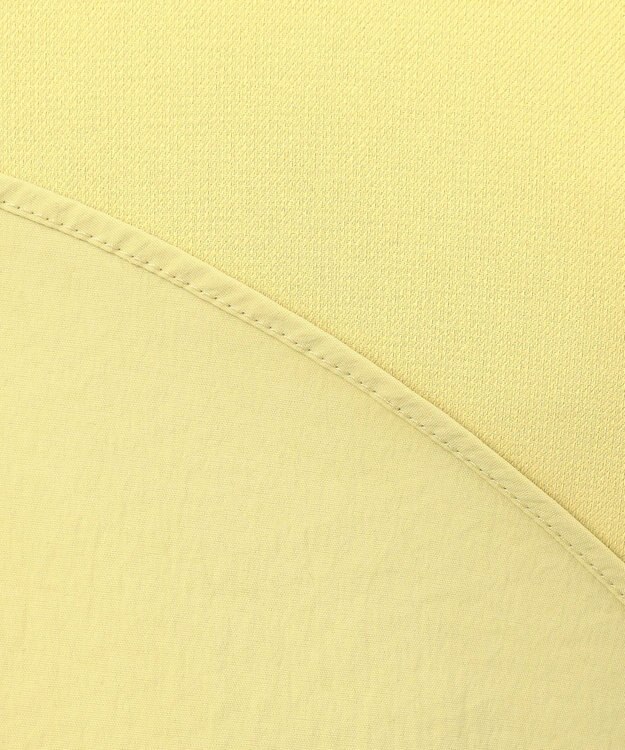 ANY SIS 【撥水・接触冷感・UVカット】コンフォートイージーペプラム  ブラウス イエロー