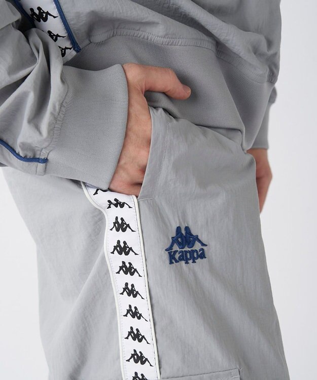 OP／FILA 【Kappa】バンダ ナイロントラックパンツ グレー
