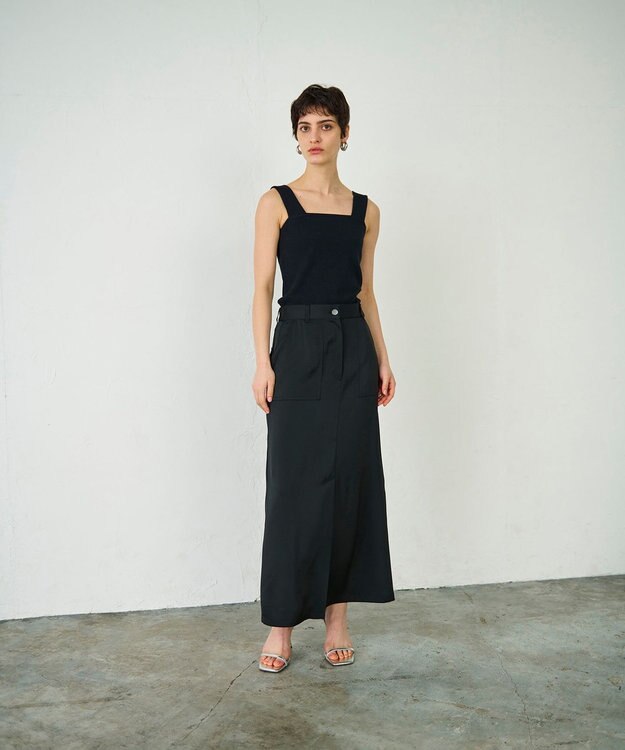 GRACE CONTINENTAL テレコベアトップ ブラック