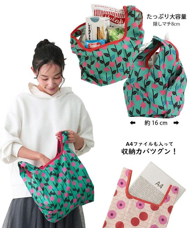 ROOTOTE 1033【ギフトにおすすめ】EU.ルーショッパーミッド.ゾッティ-A 02：ローズガーデン