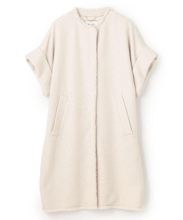 BEIGE， 【S-size】CAMBON / ハーフスリーブアウター Bone