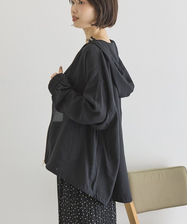 AMERICAN HOLIC フーディーシアーブルゾン Dark Navy