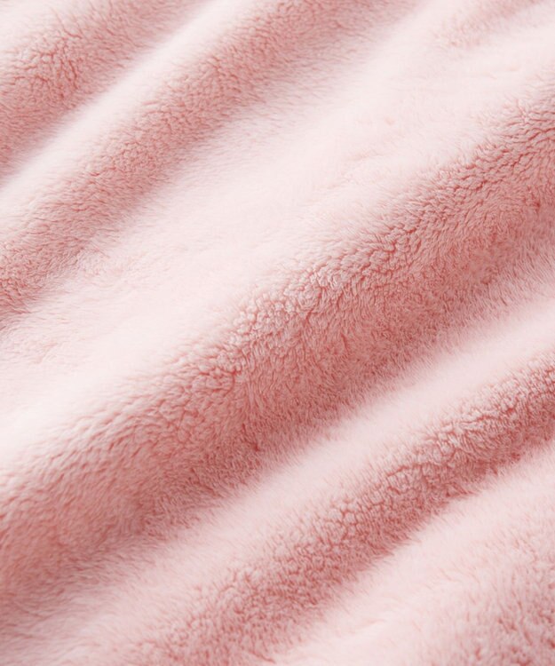 MIKI HOUSE HOT BISCUITS 【ミキハウス】 マイクロファー アフガン ピンク