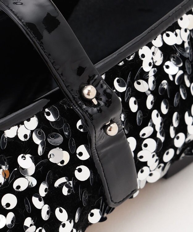 BEIGE， 【一部店舗限定】HENRI EN VARGO / MATHILDE スパンコールメリージェーン Silver