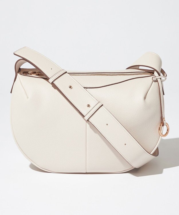 組曲 【人気につき再入荷！】ハーフムーンショルダー バッグ アイボリー系