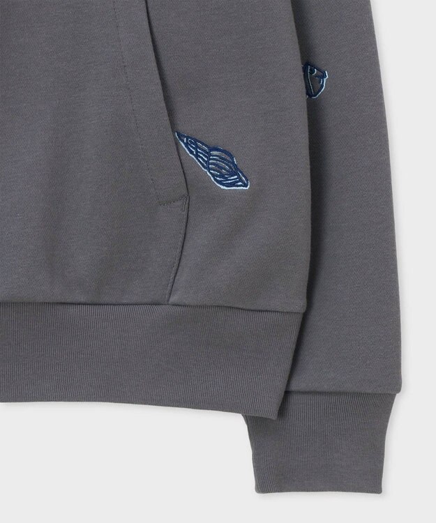Paul Smith エンブロイダリー デザイン パーカ スチールグレー