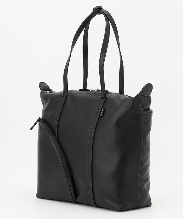 Y'SACCS イタリアンシープ　ビッグトート ブラック