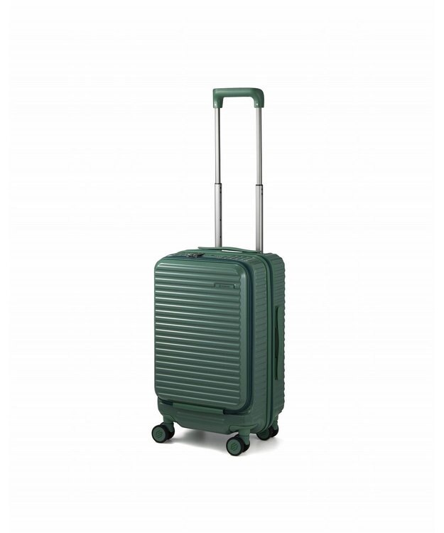 ACE BAGS & LUGGAGE EDGELINK クルーズボックス グリント スーツケース 32/39L 機内持込 フロントオープン 09145 エッジリンク グリーン
