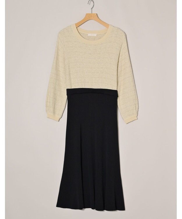 ONWARD Reuse Park 【any SiS】ワンピース秋冬 ベージュ