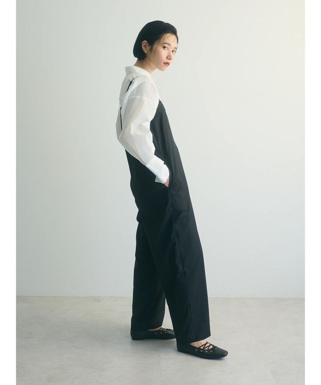 Green Parks armonia．ラップサロペット Black