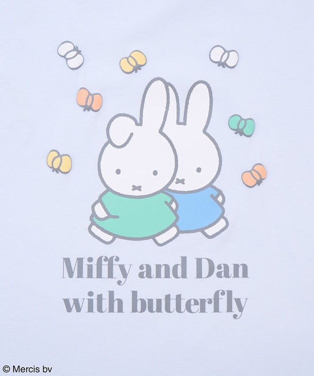 earth music&ecology ｍｉｆｆｙ／ｅａｒｔｈ　ミッフィーフレンズレギュラーＴ Light Blue