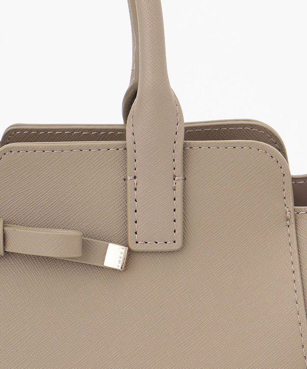 TOCCA TINY RIBBON LEATHERTOTE トートバッグ ブラウン系